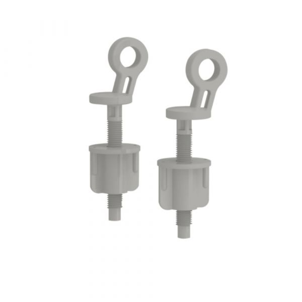 Jogo Parafuso Assento Sanitário Bellart Branco Durin