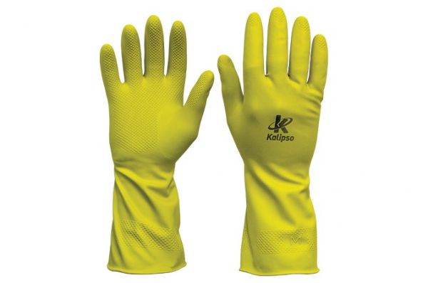 Luva de Borracha Super Silver Kalipso Latex G