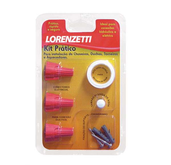 Kit Instalação para Chuveiros Elétricos Lorenzetti