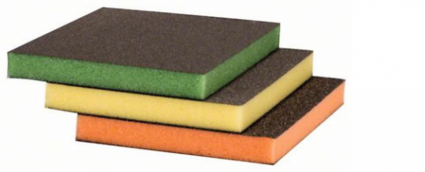 Kit com 3 Esponjas Abrasiva Bosch