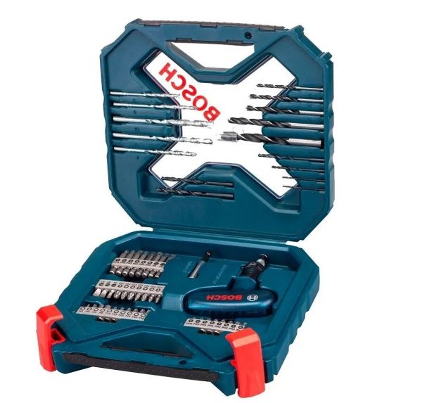 Jogo Brocas/Bits Set X-Line 54 Peças 2607010610 Bosch
