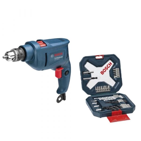 Kit Furadeira de Impacto Gsb 450 X-Line Com 34 Peças 450W Bosch