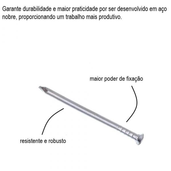 Kit Multiuso com Pregos de Aço Bemfixa