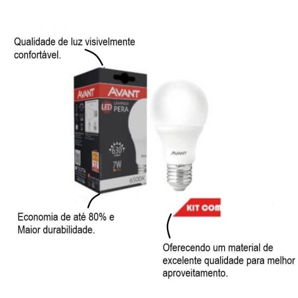 Lâmpada Led 7W 12V Avant