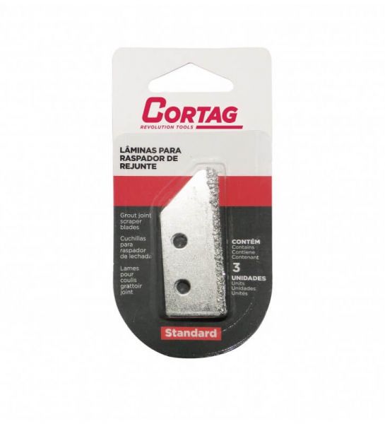 Kit Laminas Para Raspador De Rejunte Cortag