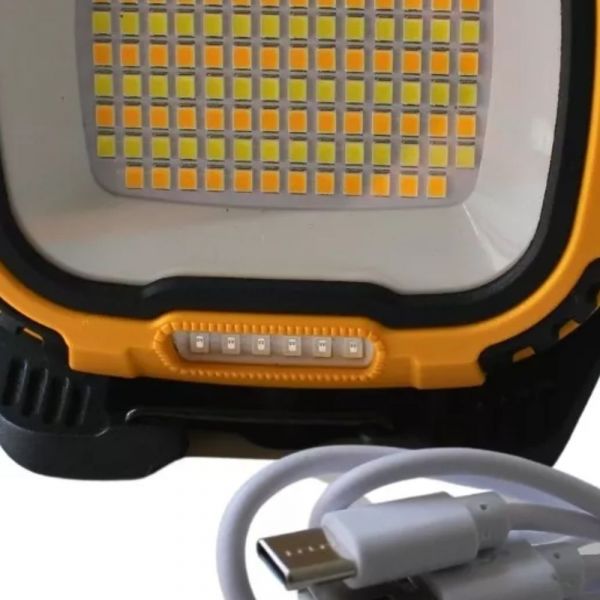 Refletor De Led Multifuncional Portátil Recarregável Bm-8526 B-MAX 