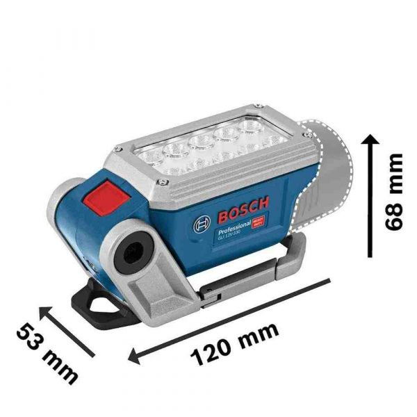 Lanterna a bateria Bosch GLI 12V-330, 12V, 330 lúmens SB