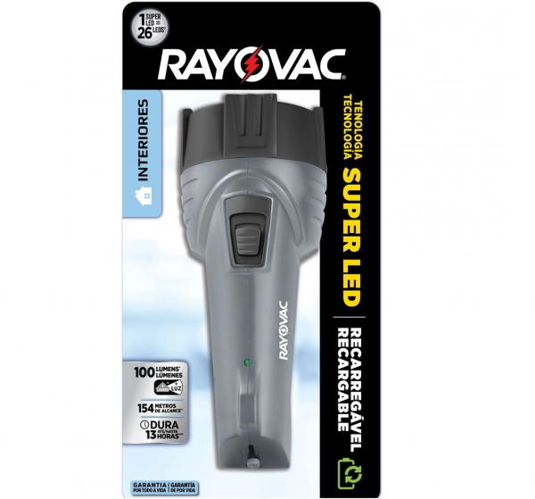 Lanterna Recarregável Big Super Led Rayovac