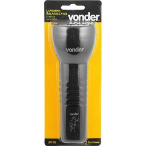 Lanterna Recarregável Com 1 Led Lrv180 Bivolt Vonder