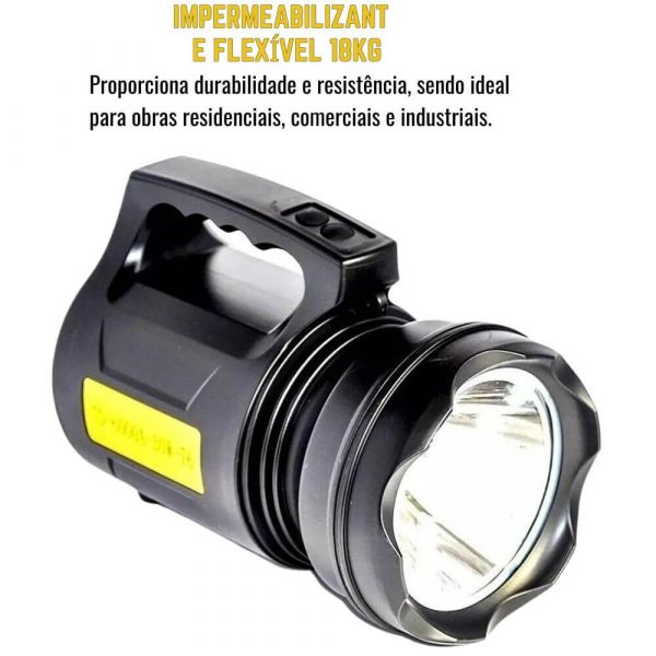 Lanterna Recarregável Holofote 30w TD6000 B-Max