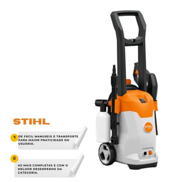Lavadora de Alta Pressão RE 80 Com Carrinho STIHL