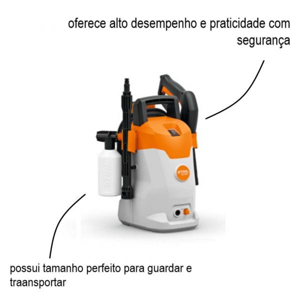 Lavadora de Alta Pressão RE 80 X Sem Carrinho STIHL