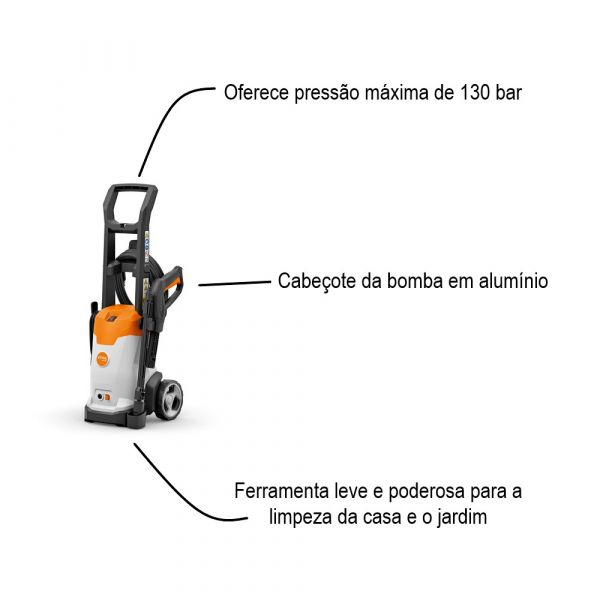 Lavadora STIHL RE 90.0 Com Carrinho RE020114539