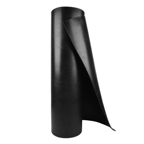 1 Metro de Lençol de Borracha Natural 4,8mmx1,00m Preto Orion 