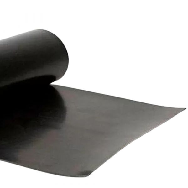 1 Metro de Lençol de Borracha Natural 4,8mmx1,00m Preto Orion 