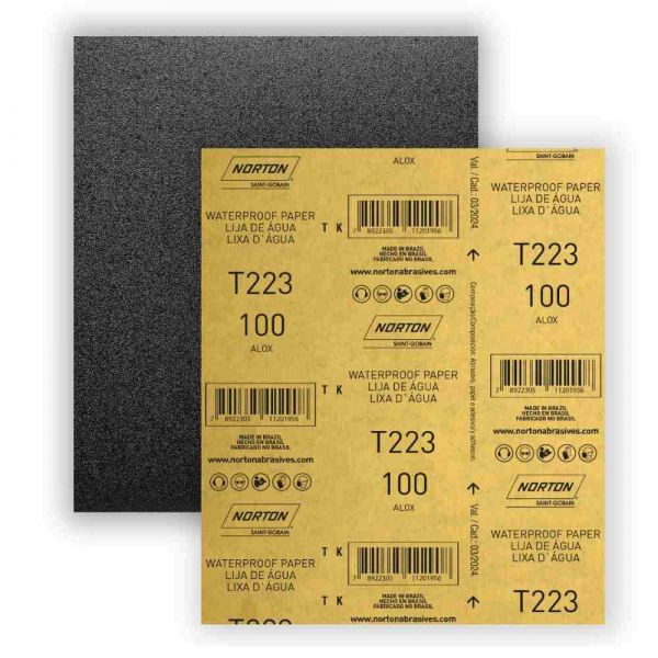 Lixa Folha D'Água Grão 100 T223 Norton