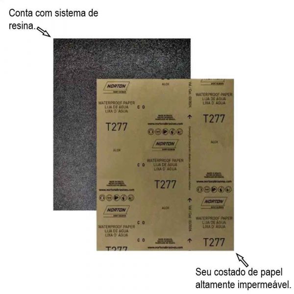 Lixa Folha D’Água Grão 120 Norton