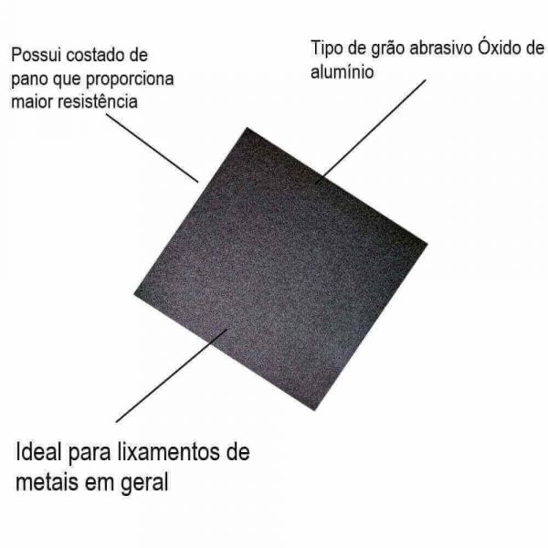 Lixa Folha Para Ferro G180 Norton