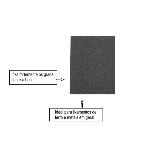 Lixa Folha Para Ferro Grão 60 Bosch
