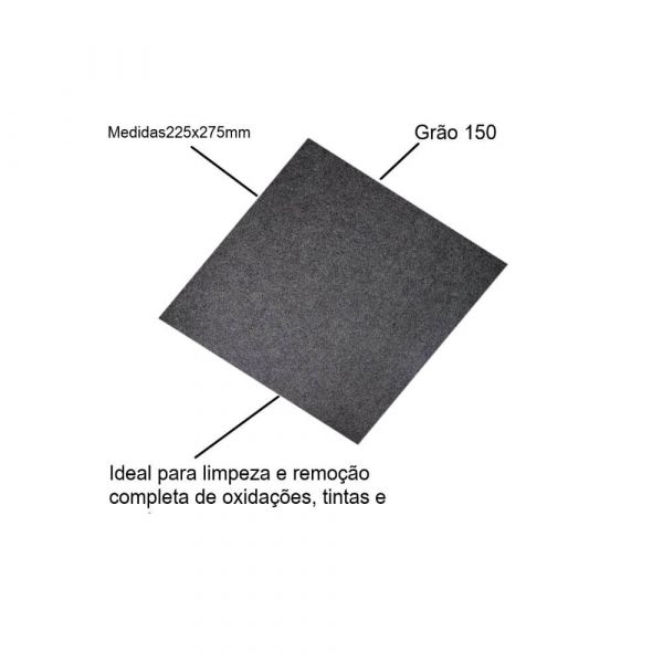 Lixa Para Ferro Grão 150 Norton