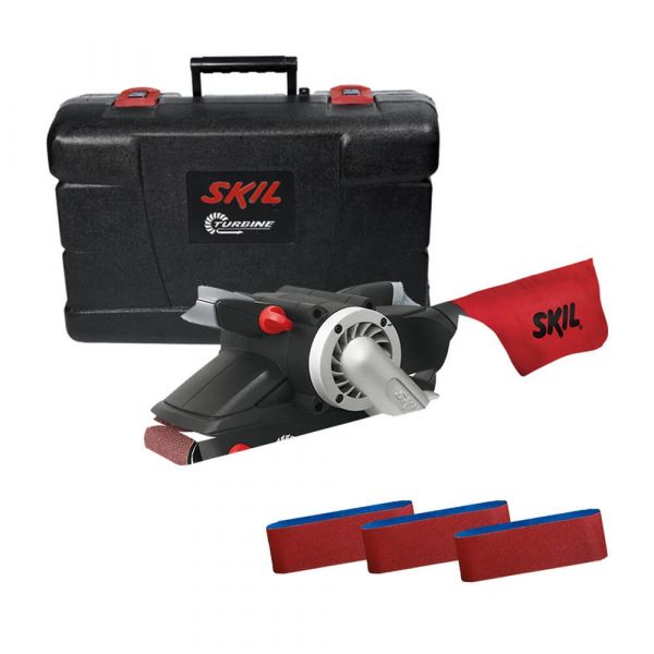 Lixadeira de Cinta Skil 7640 900W 220V com 3 Lixas e Maleta