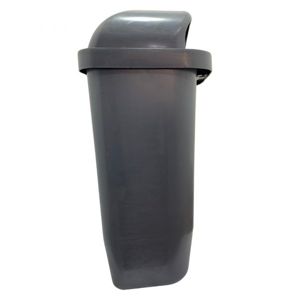 Lixeira Plástica 50 Litros Cinza sem Suporte Lar Plástico