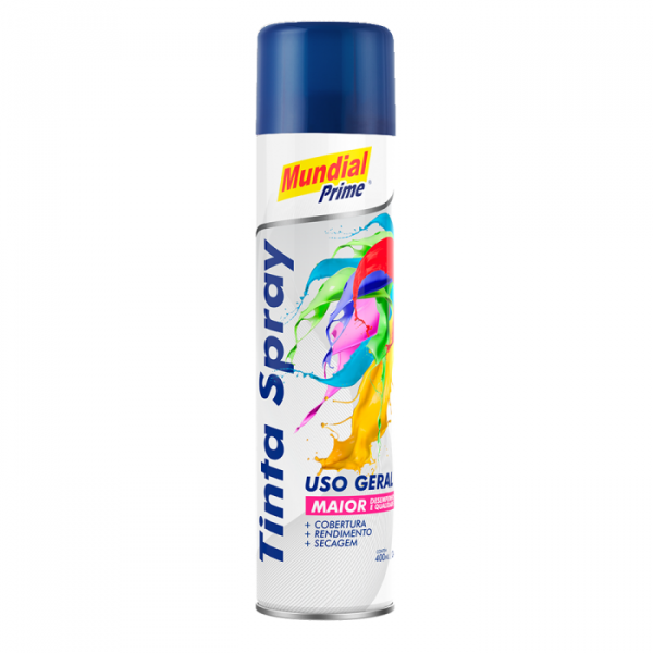 Tinta Spray Azul Bandeira 400ml Mundial Prime
