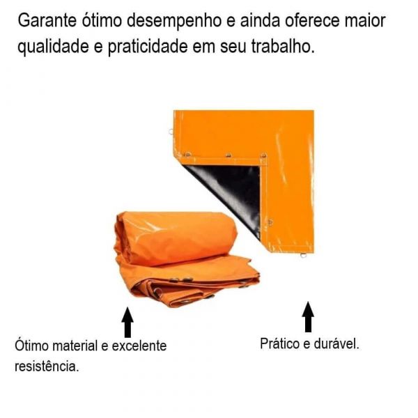 Lona Top Carga Dupla Face 10x7m 730gr/m2 Portofino