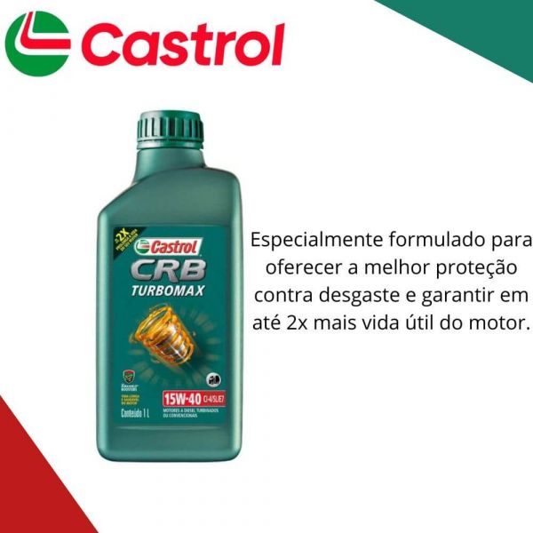 Lubrificante CBR Turbomax 15W-40 CI-4 1L Castrol 3425005