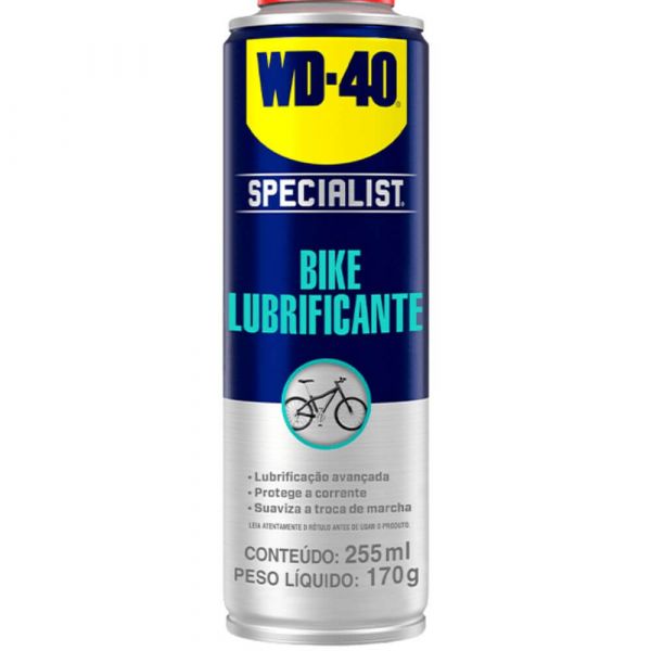 Lubrificante Specialist para Corrente Pedal Seco e Úmido 255ml WD40