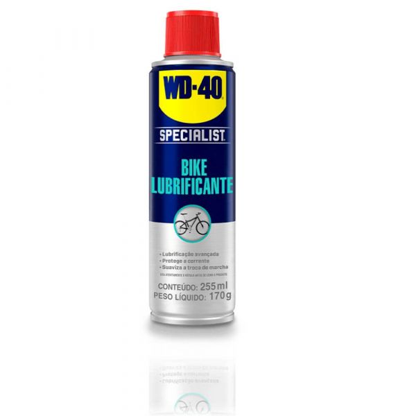 Lubrificante Specialist para Corrente Pedal Seco e Úmido 255ml WD40
