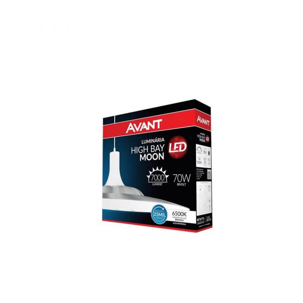 Luminária Led High Bay Moon 70W 6500k Avant