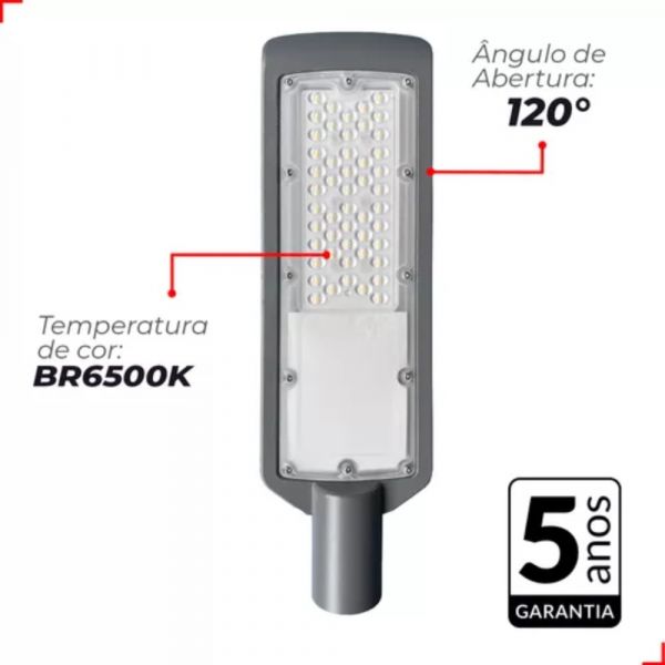 Luminária Led 6500K 50W Avant