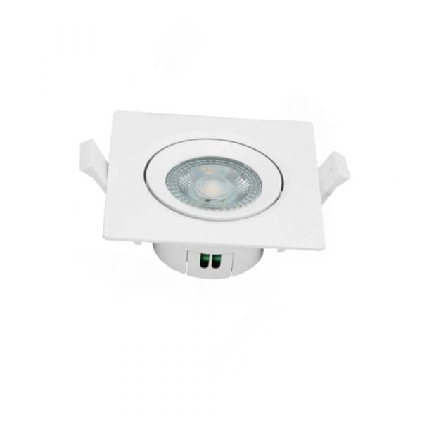 Luminária Spot Led Quadrado 4w Led 6500K G-Ligth