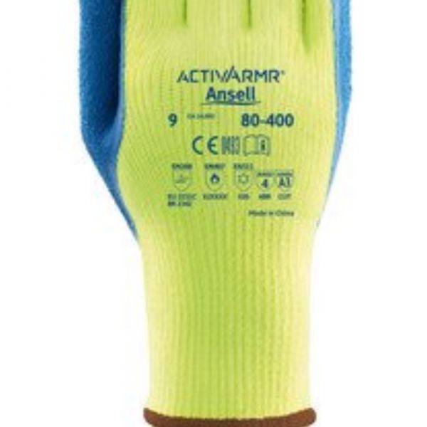 Luva Powerflex 80-400 Isolante Baixa Temperatura -25º Tamanho 10 Ansell 