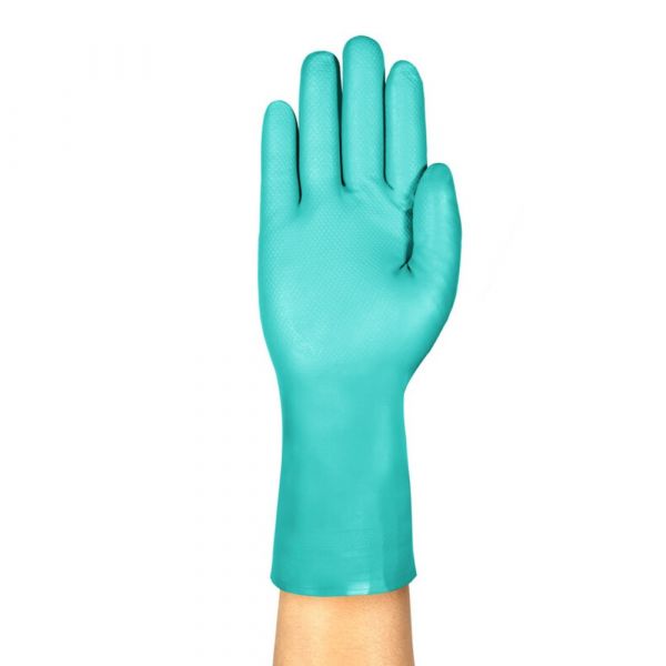 Luva Alphatec 37-300 Nitrílica Verde Tamanho 9 CA 44299 Ansell