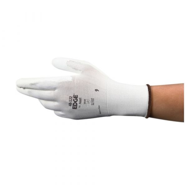 Luva Branca Edge 48-122 Tamanho 9 Ansell