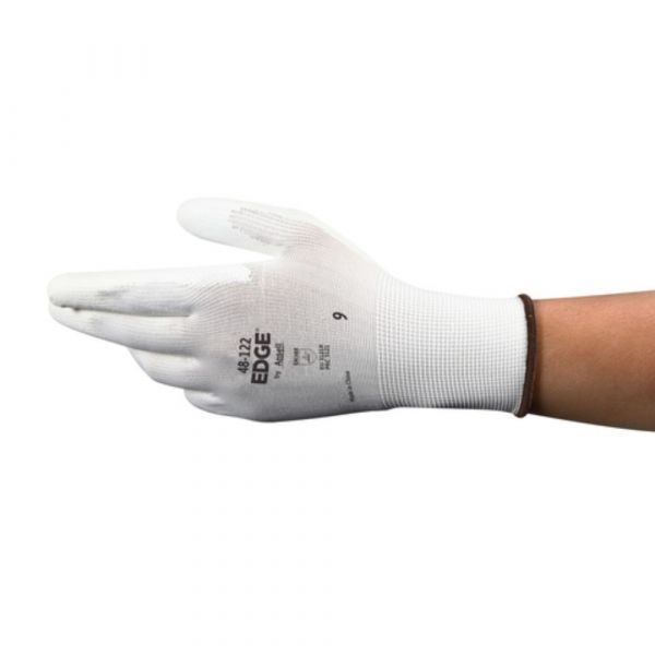 Luva Branca Edge 48-122 Tamanho 9 Ansell