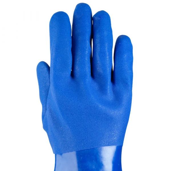 Luva de Pvc Edge 14-663 Azul 36cm Superflex Ansell 