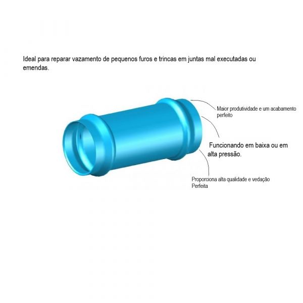 Luva De Correr Para Irrigação Com Anel 50mm JIR PN125 Amanco