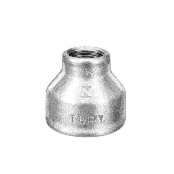 Luva de Redução Galvanizada 1 X 1/2” Tupy