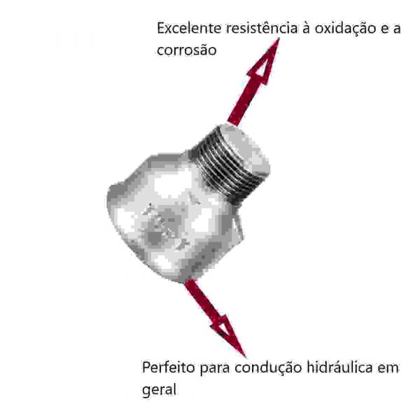Luva de Redução Macho-Fêmea Galvanizado 1