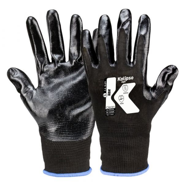 Luva de Segurança NBR Preta 08/M Kalipso