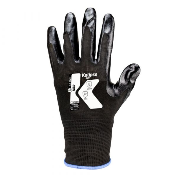 Luva de Segurança NBR Preta 08/M Kalipso
