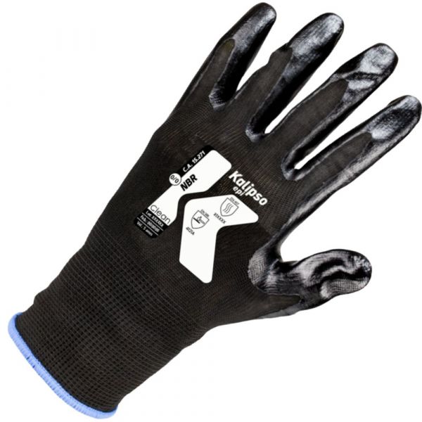 Luva de Segurança NBR Preta 08/M Kalipso