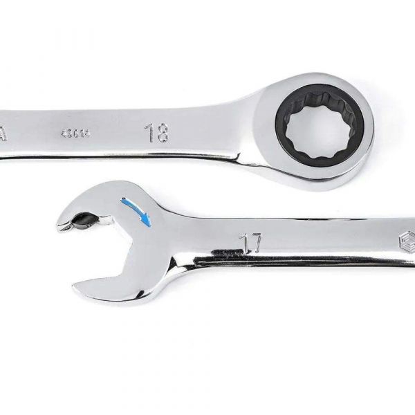 Jogo de Chave Combinada com Catraca 8 a 19 mm Speedy com 12 Peças Sata