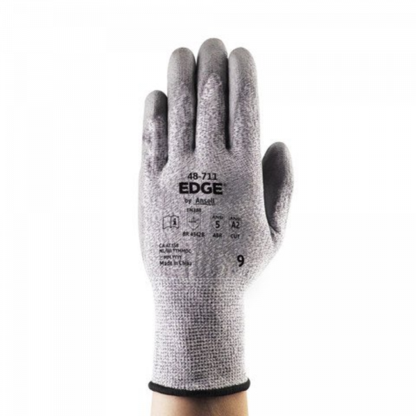 Luva EDGE 48-711 10-G 42558 Cinza/Mesclada Ansell