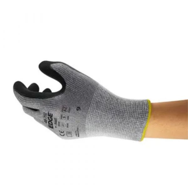 Luva Edge 48-702 Resistente a Corte Banho Nitrílico Tamanho 9 Ansell