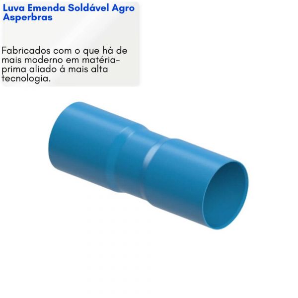 Luva Emenda Soldável Agro DN25 Asperbras 