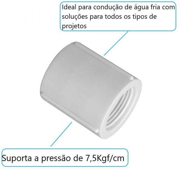 Luva Roscável 1/2” Krona 0270